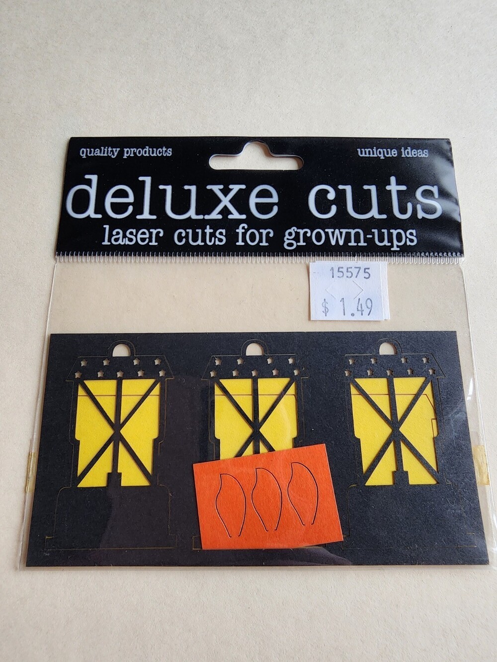 Lanterns Camping Die Cut Laser Cut New - Deluxe Cuts Scrapbooking - Retired #19